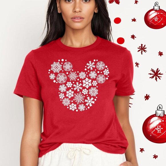 Stylish XX-Large Women's Christmas Fairy Graphic Tee - Breathable Cotton Blend - Picture 2 of 7